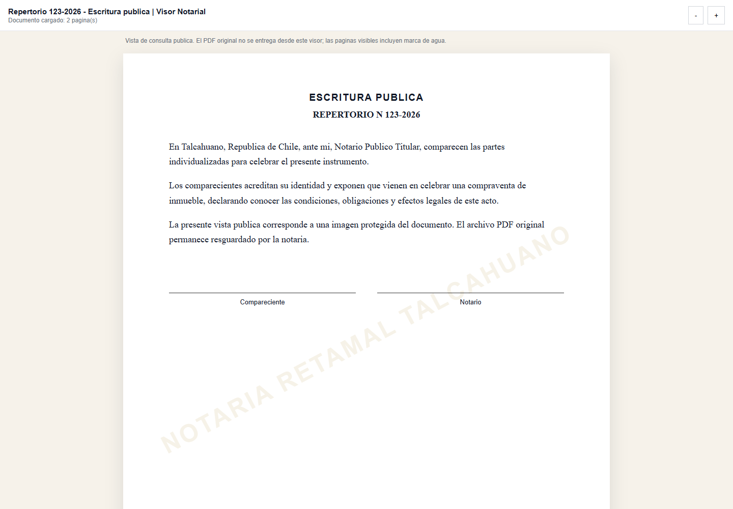 Plugin WordPress Visor PDF con Marca de Agua - vista secundaria